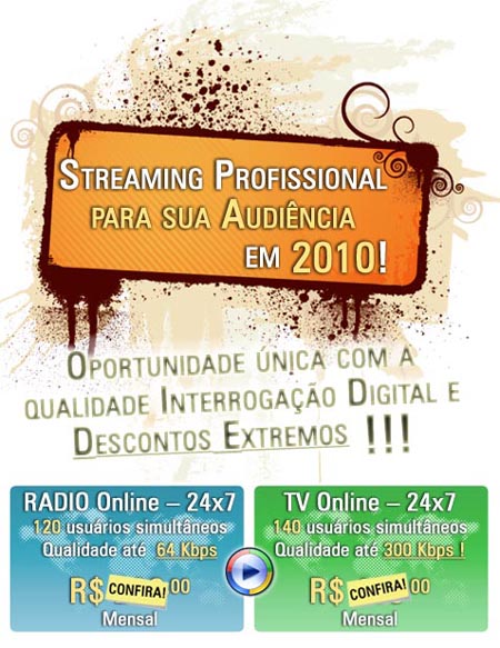 Streaming Profissional para a sua Audi�ncia em 2010 � Interroga��o Digital